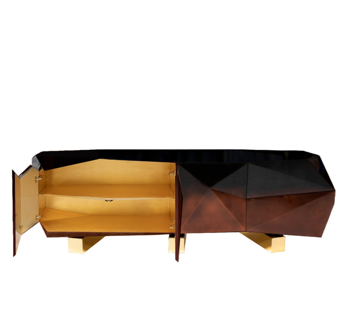 Sideboard Boca Do Lobo Diamond Chocolate XL в интерьере