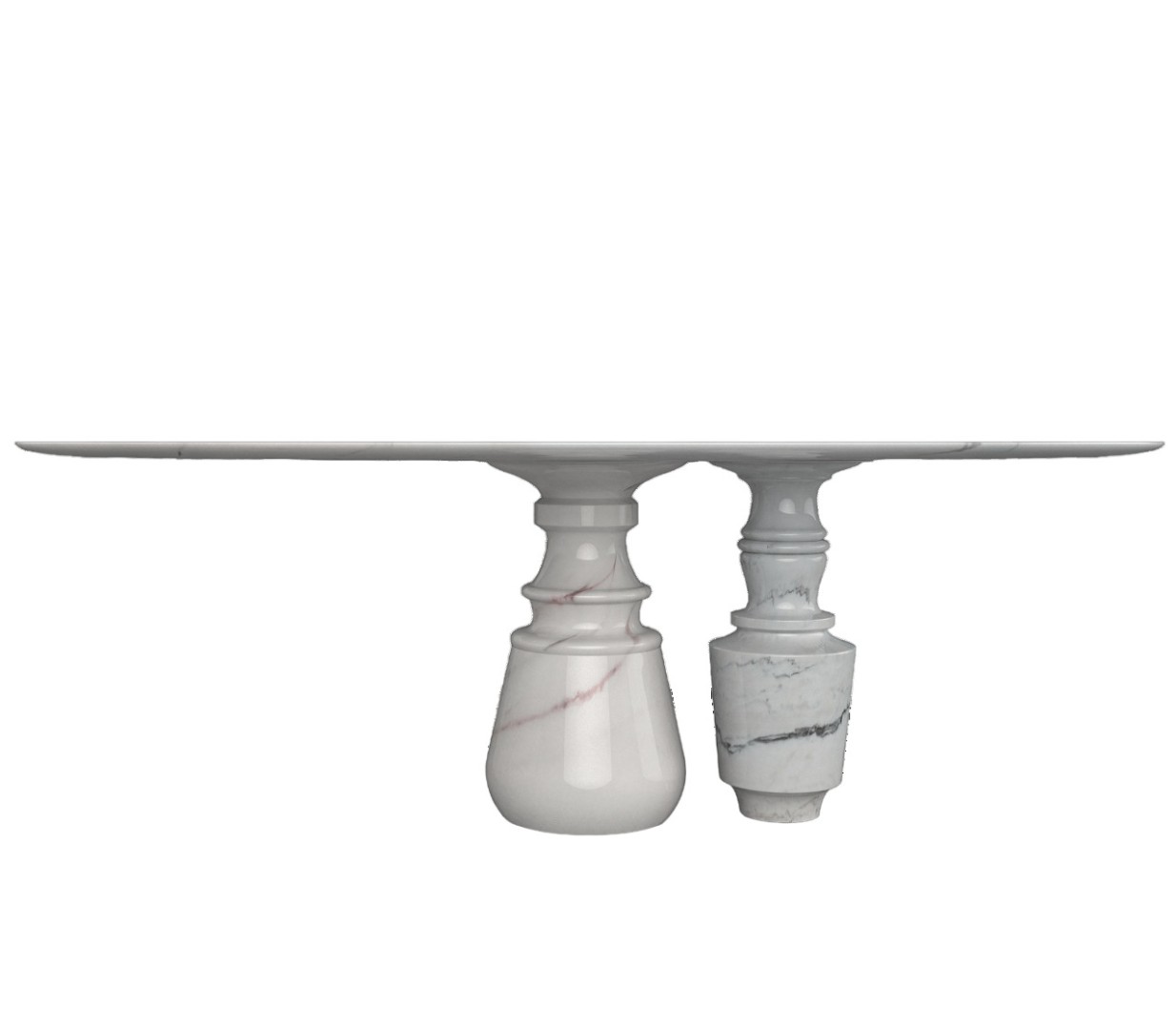 Dining table Boca Do Lobo Pietra Oval в интерьере