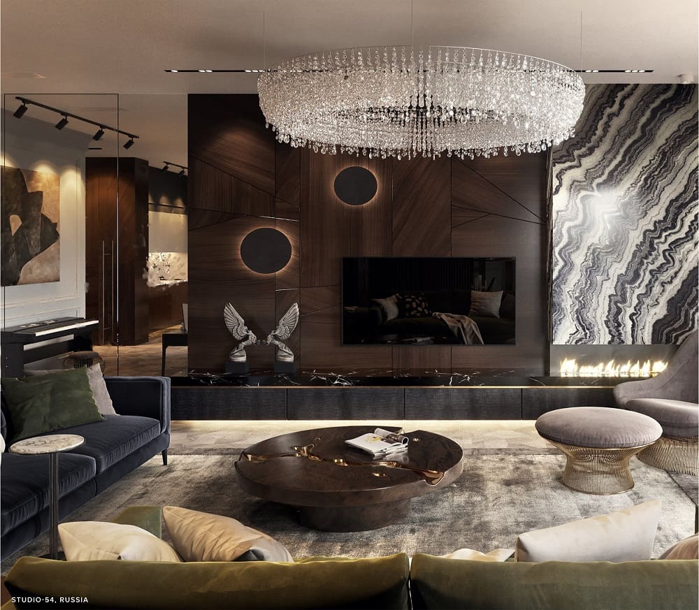 Coffee table Boca Do Lobo Empire в интерьере