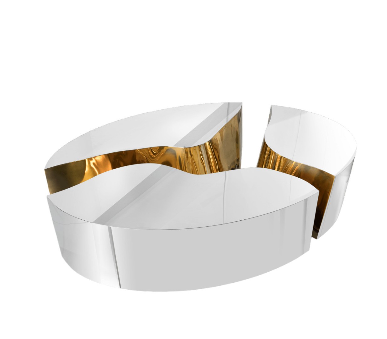 Dining table Boca Do Lobo Lapiaz Oval в интерьере