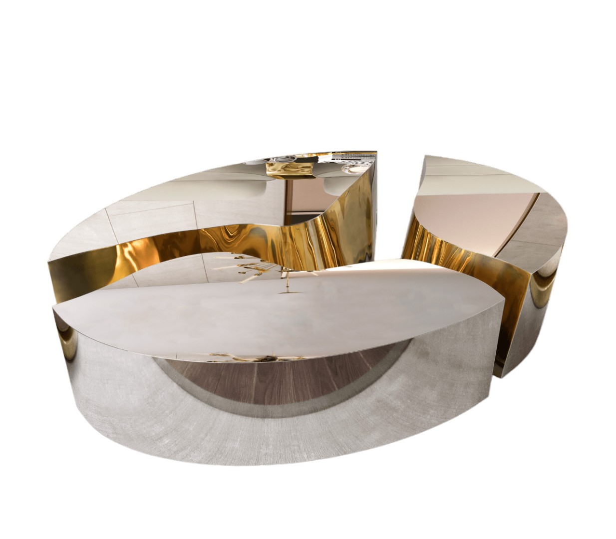 Dining table Boca Do Lobo Lapiaz Oval в интерьере