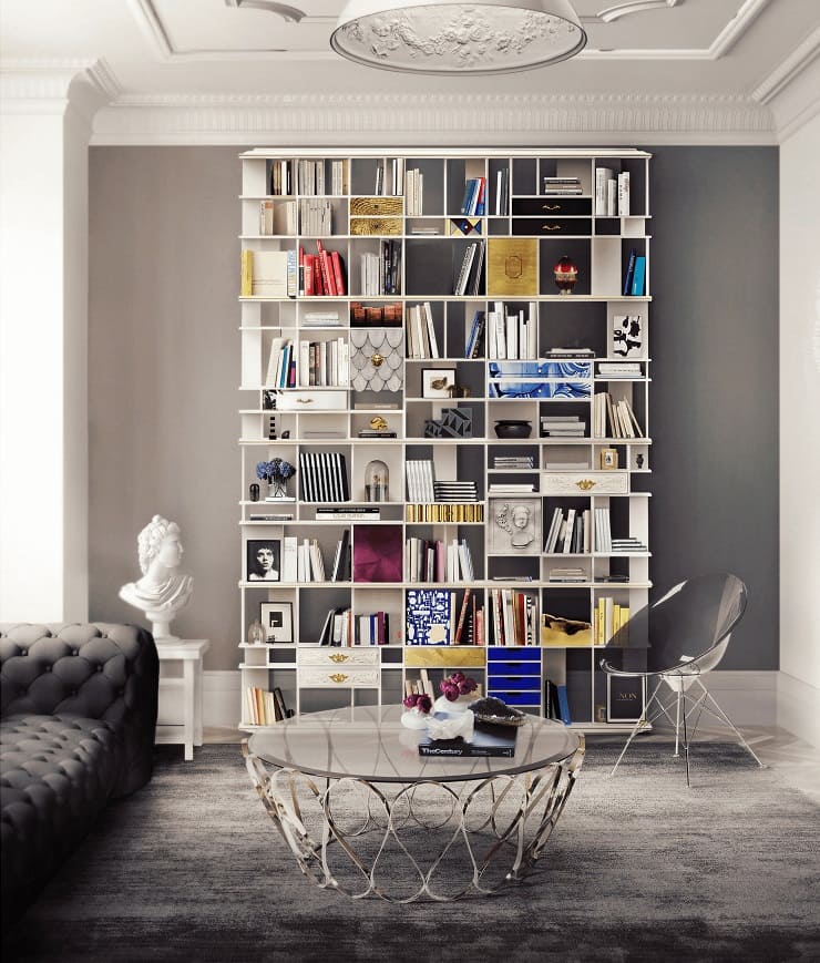 Coffee table Boca Do Lobo Aquarius в интерьере