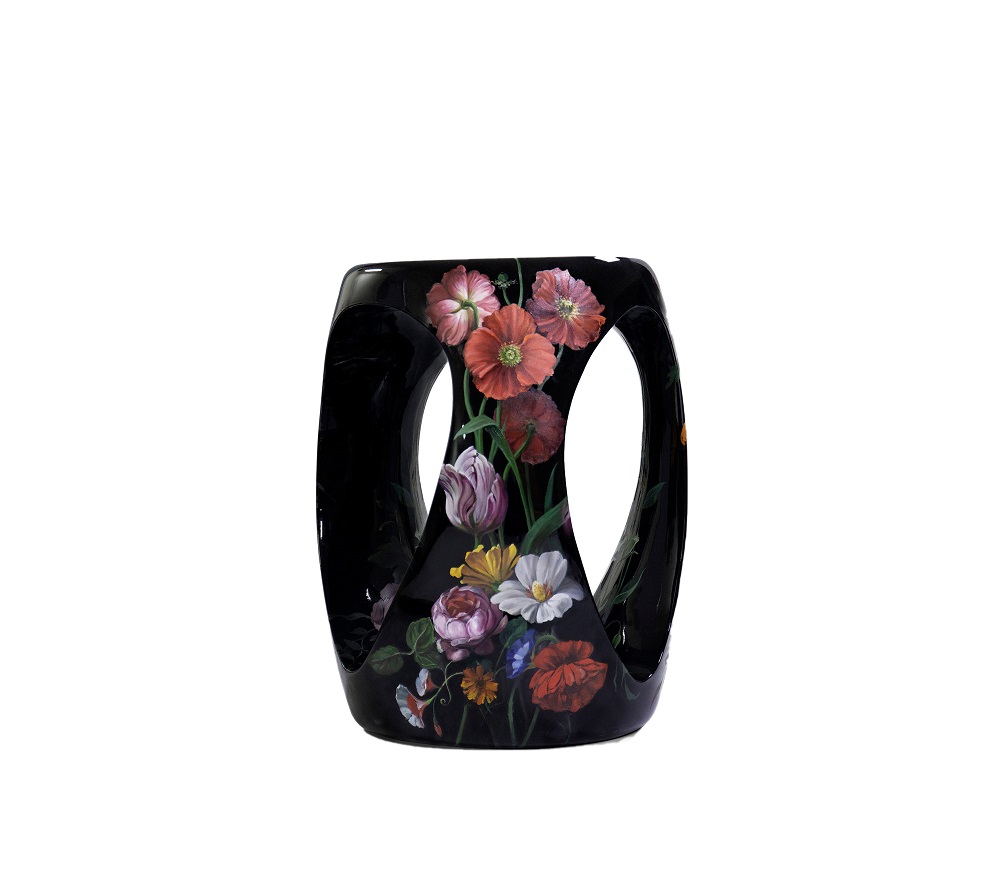 Stool Boca Do Lobo Floral в интерьере