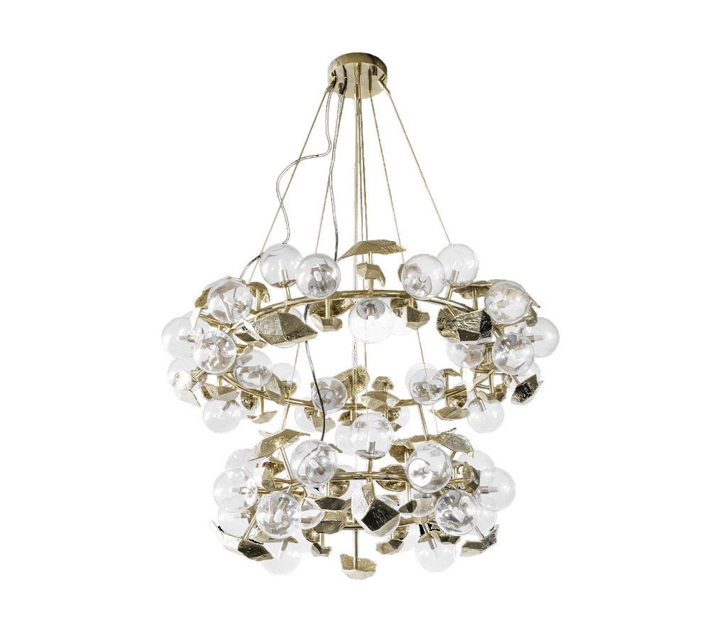 Chandelier Boca Do Lobo Hera Round II в интерьере