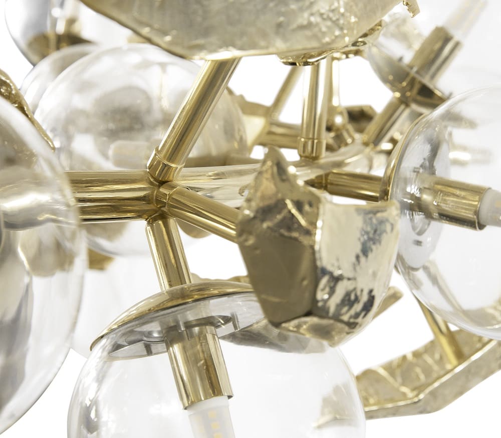 Chandelier Boca Do Lobo Hera Round II в интерьере