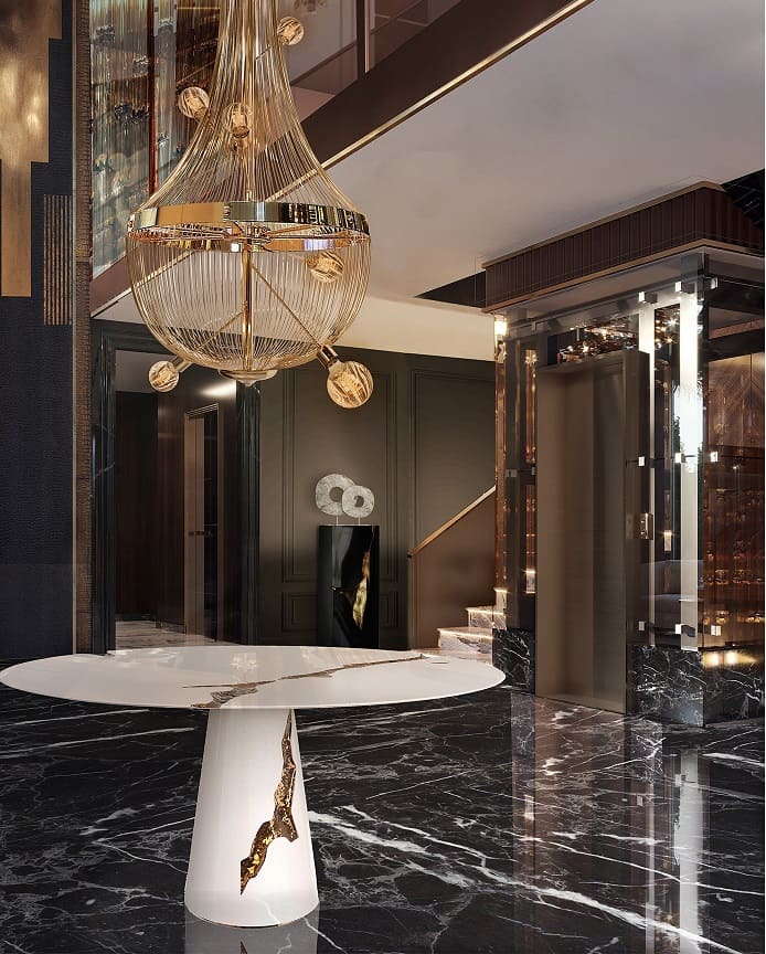 Chandelier Boca Do Lobo L'Chandelier в интерьере