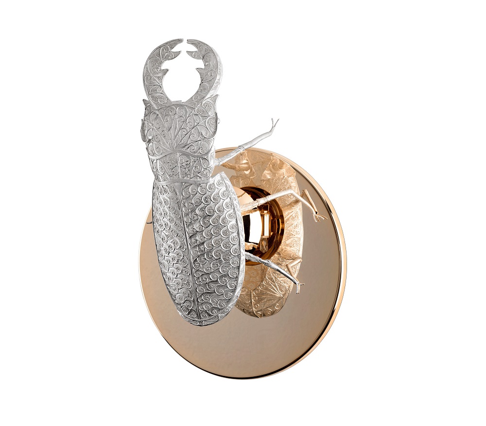 Sconce Boca Do Lobo Filigree Lucanus в интерьере