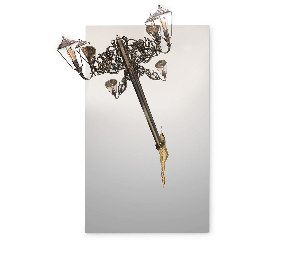 Mirror Boca Do Lobo Lumiere Rectangular в интерьере