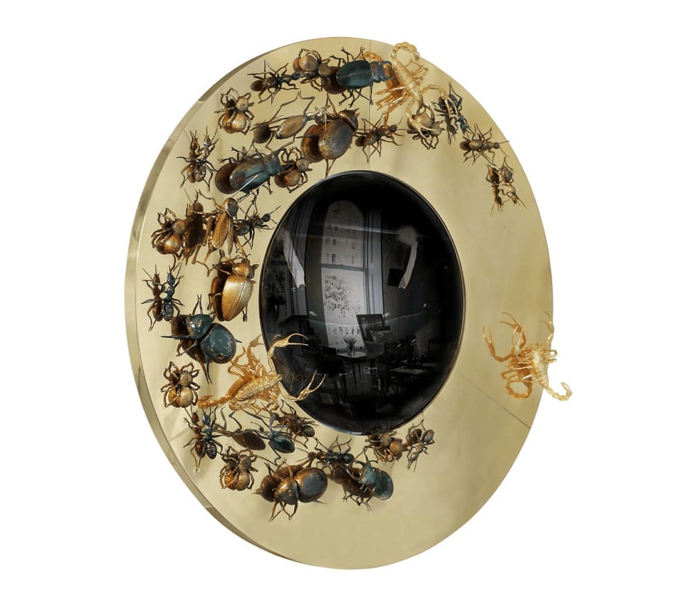Mirror Boca Do Lobo Convex Metamorphosis в интерьере