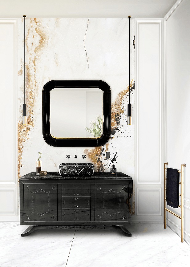 Mirror Boca Do Lobo Ring Square в интерьере