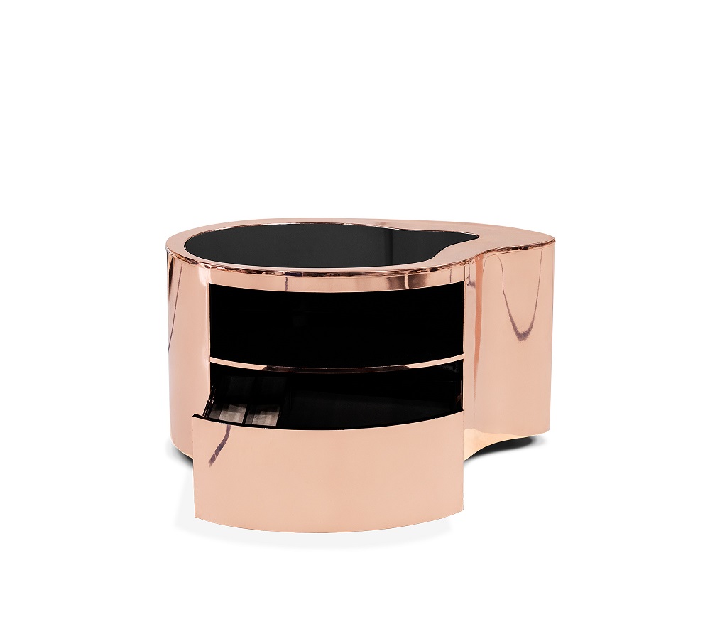 Nightstand Boca Do Lobo Wave в интерьере