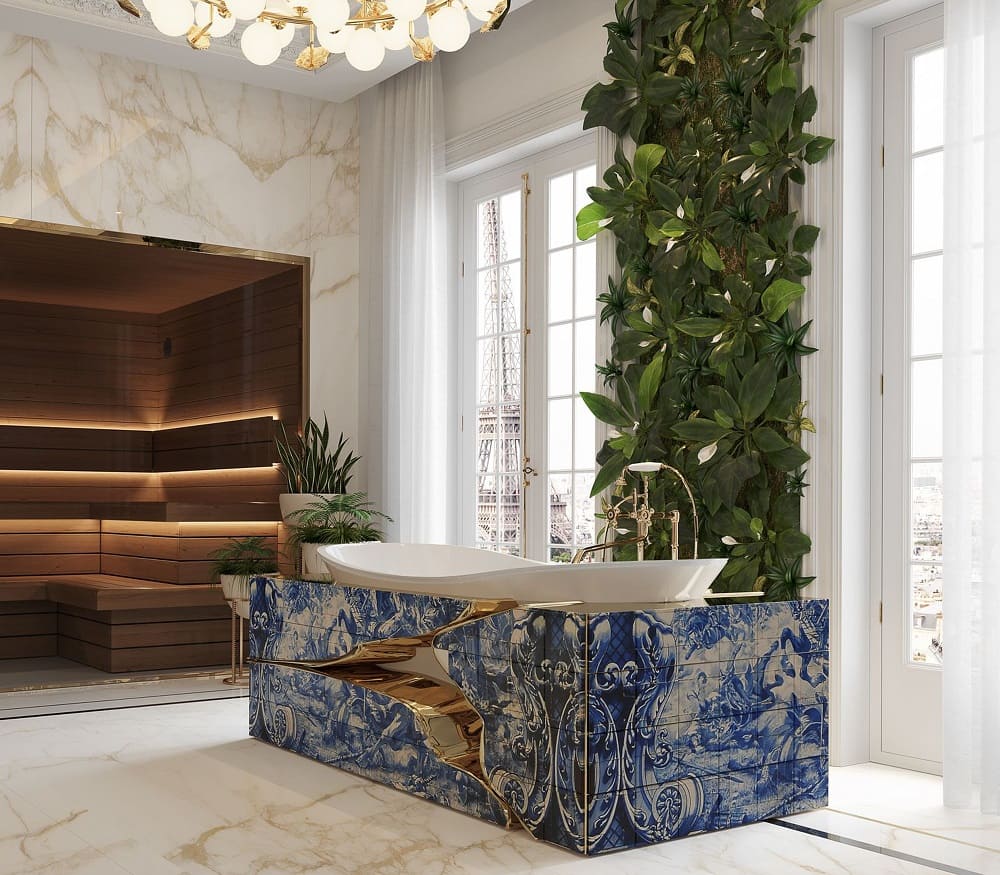 Bathtub Boca Do Lobo Heritage в интерьере