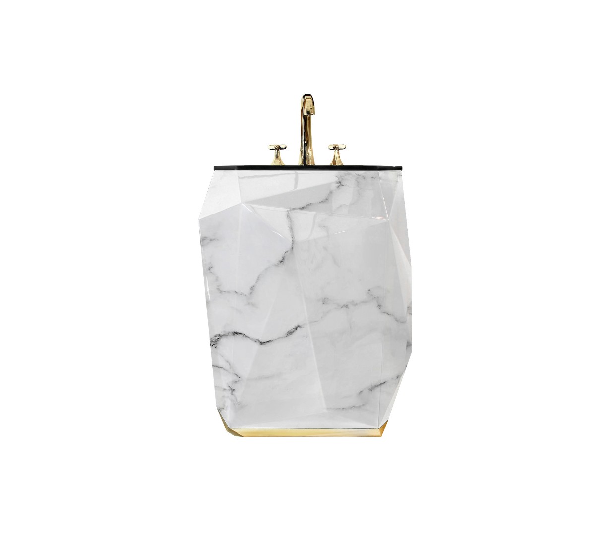 Sink Boca Do Lobo Diamond Faux в интерьере