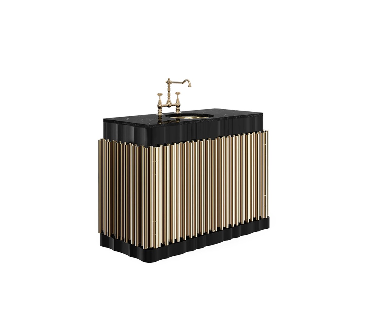 Bathroom cabinet Boca Do Lobo Symphony Single в интерьере