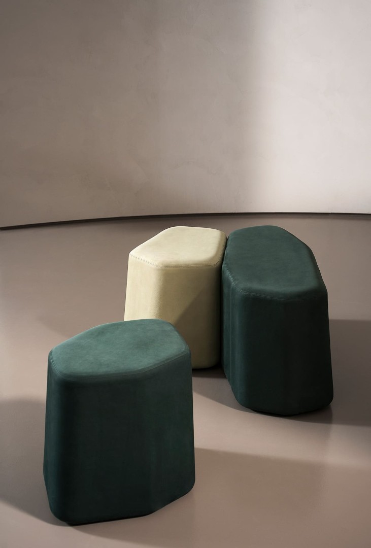 Pouf Baxter Beki в интерьере