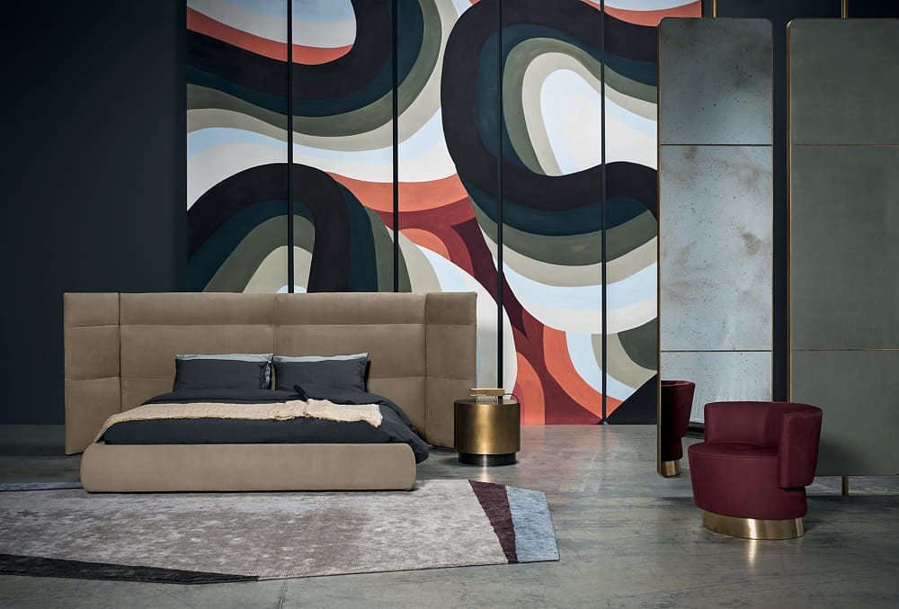Bed Baxter Couche в интерьере