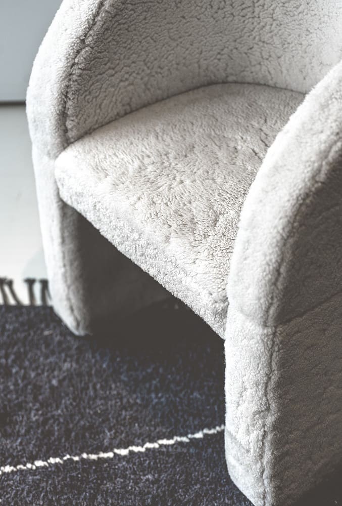 Chair Baxter Lazybones Mouton в интерьере