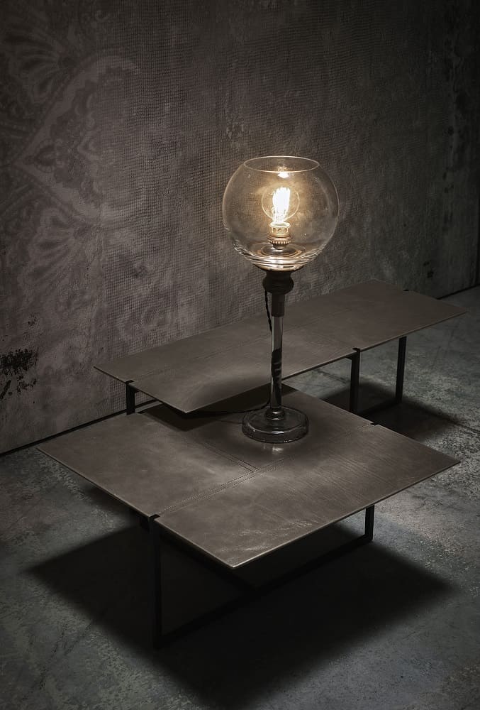 Coffee table Baxter Icaro Leather в интерьере