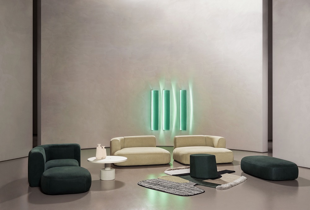 Corner table Baxter Pilar в интерьере