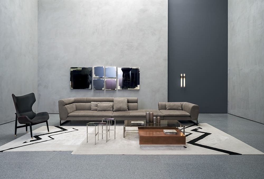 Corner table Baxter Tetris в интерьере