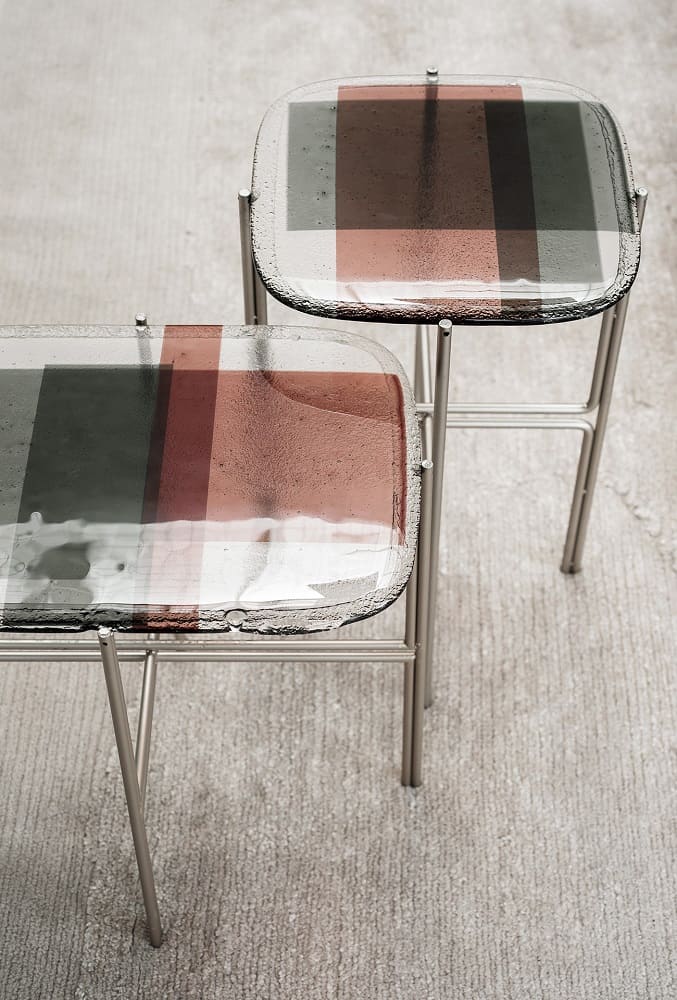 Corner table Baxter Tetris в интерьере