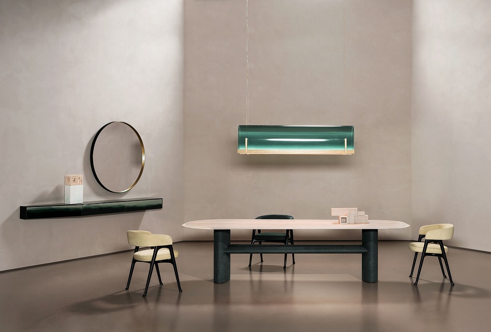 Dining table Baxter Ellipse в интерьере