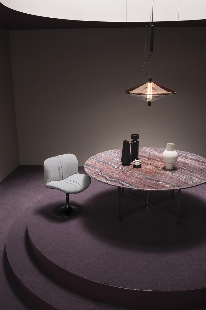 Dining table Baxter Place Stone в интерьере