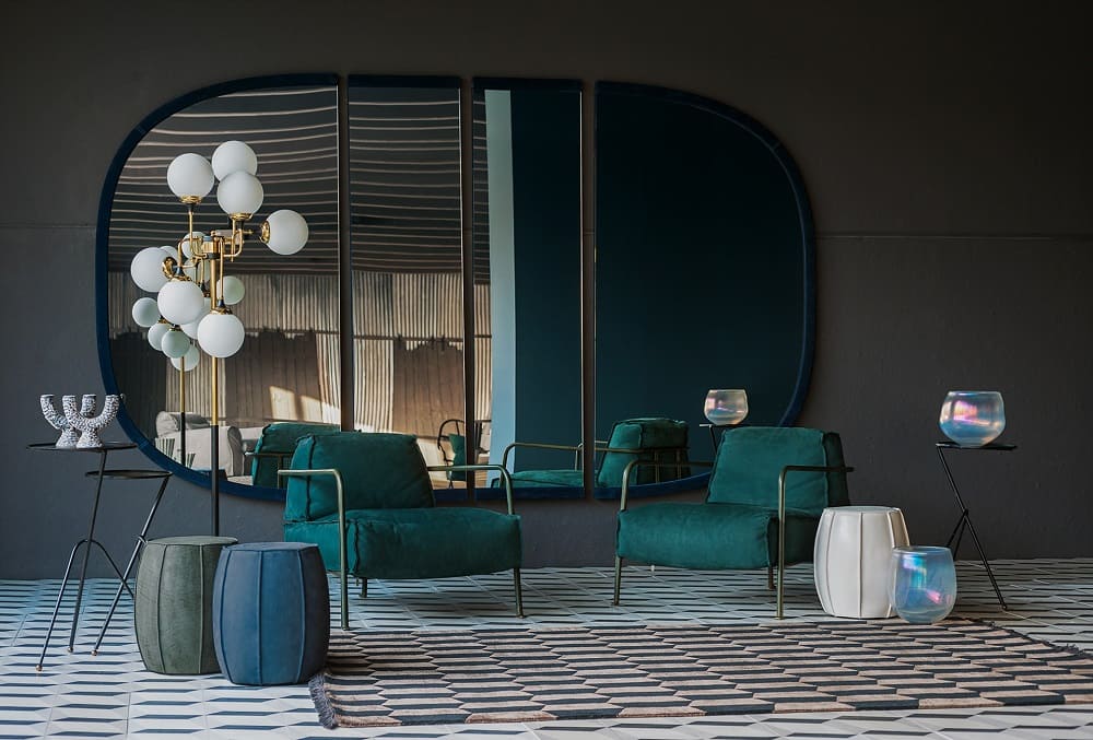Mirror Baxter Torino в интерьере