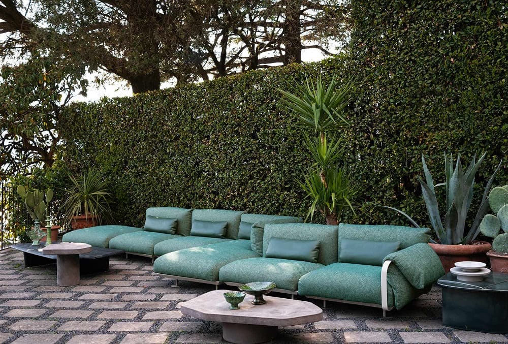 Outdoor sofa Baxter Narciso в интерьере