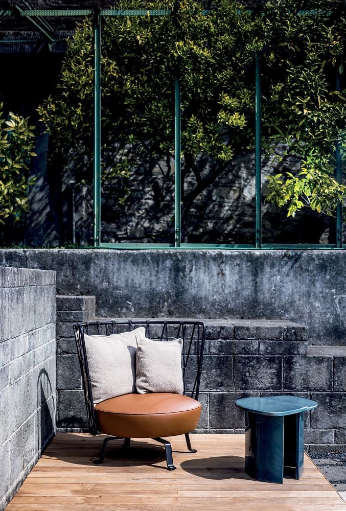 Outdoor armchair Baxter Pedro в интерьере