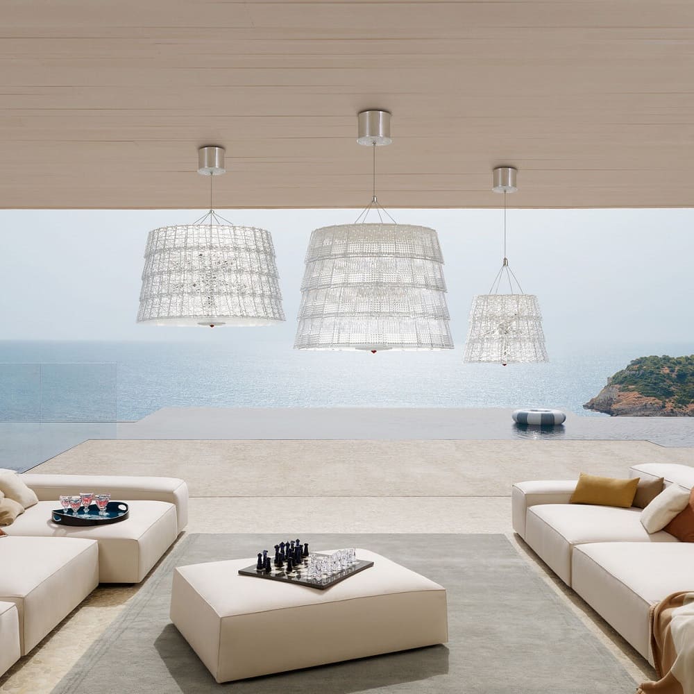 Chandelier Baccarat Tuile De Cristal Piccadilly 2812298 в интерьере