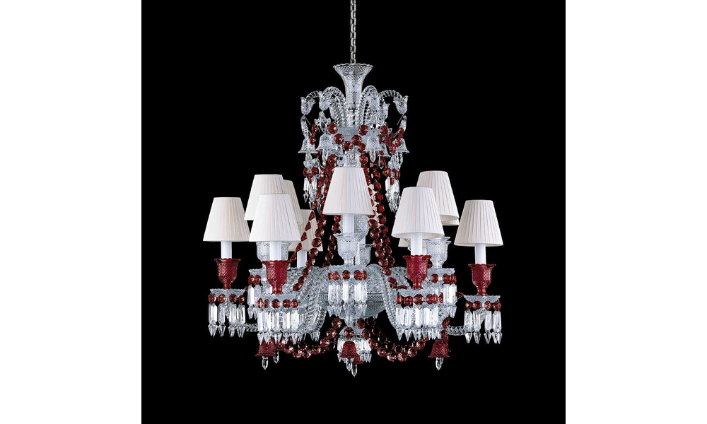 Chandelier Baccarat Zenith Red 12L 2807430