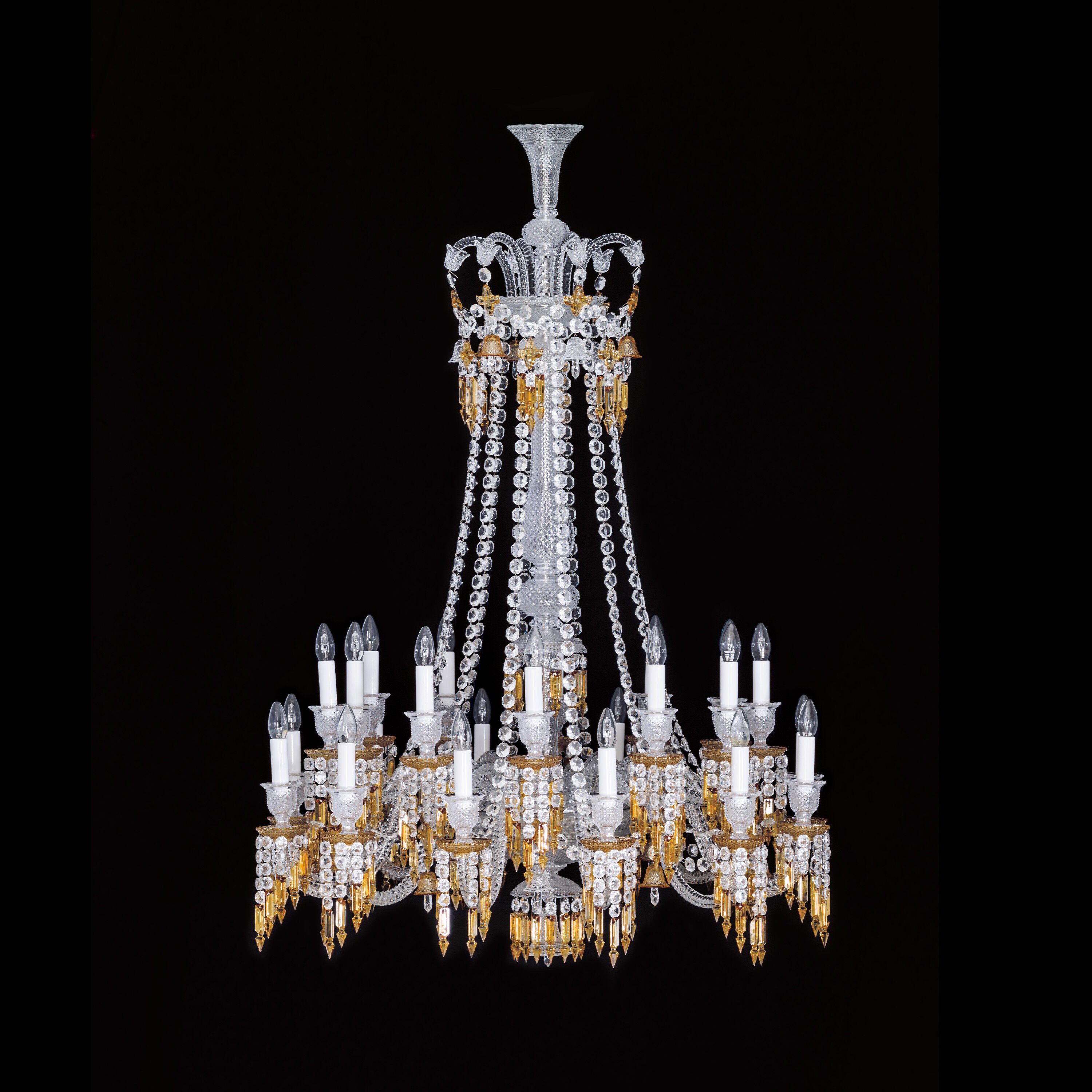 Chandelier Baccarat Zenith Charleston 12L 2809412 в интерьере