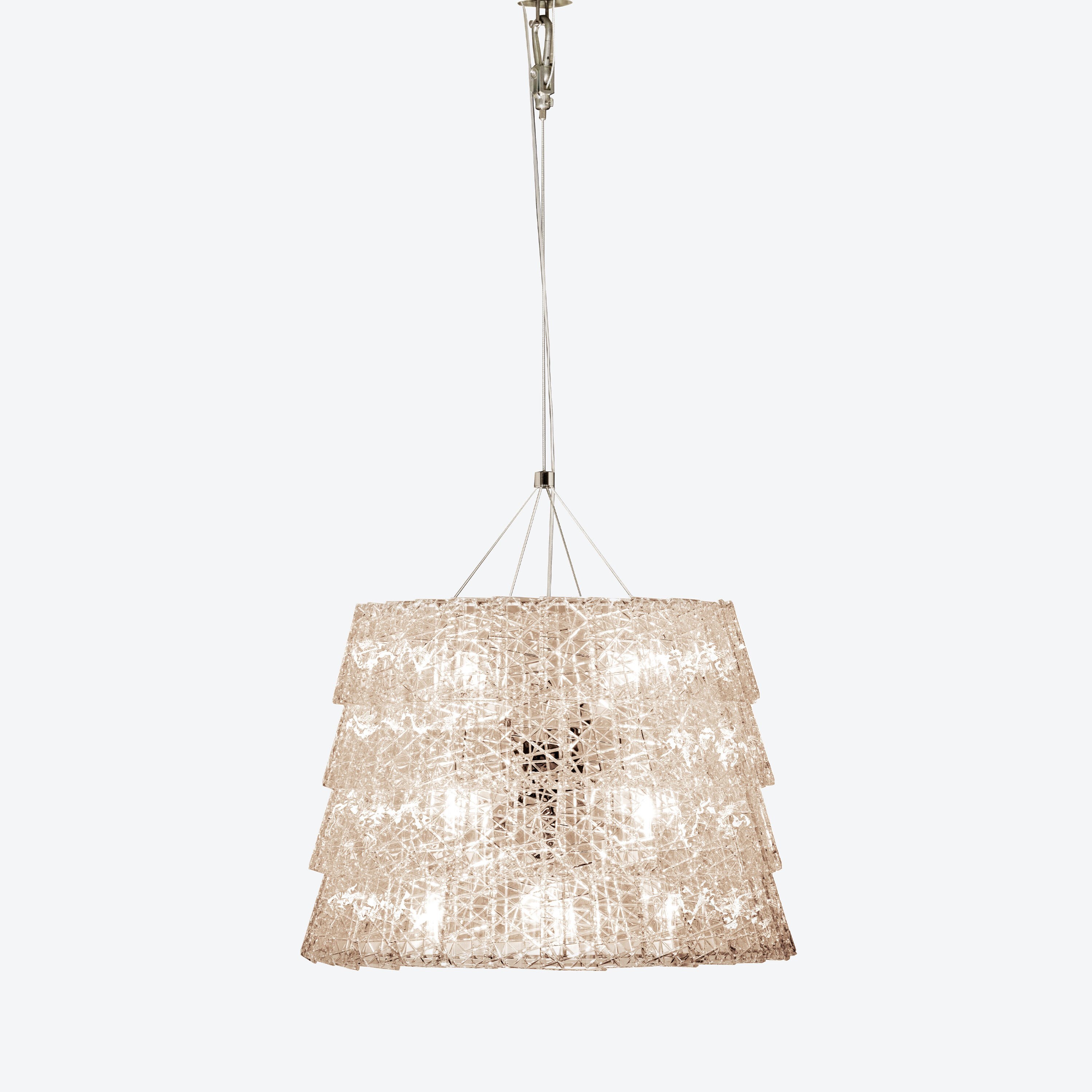 Chandelier Baccarat Tuile De Cristal Frozen 2812328 в интерьере