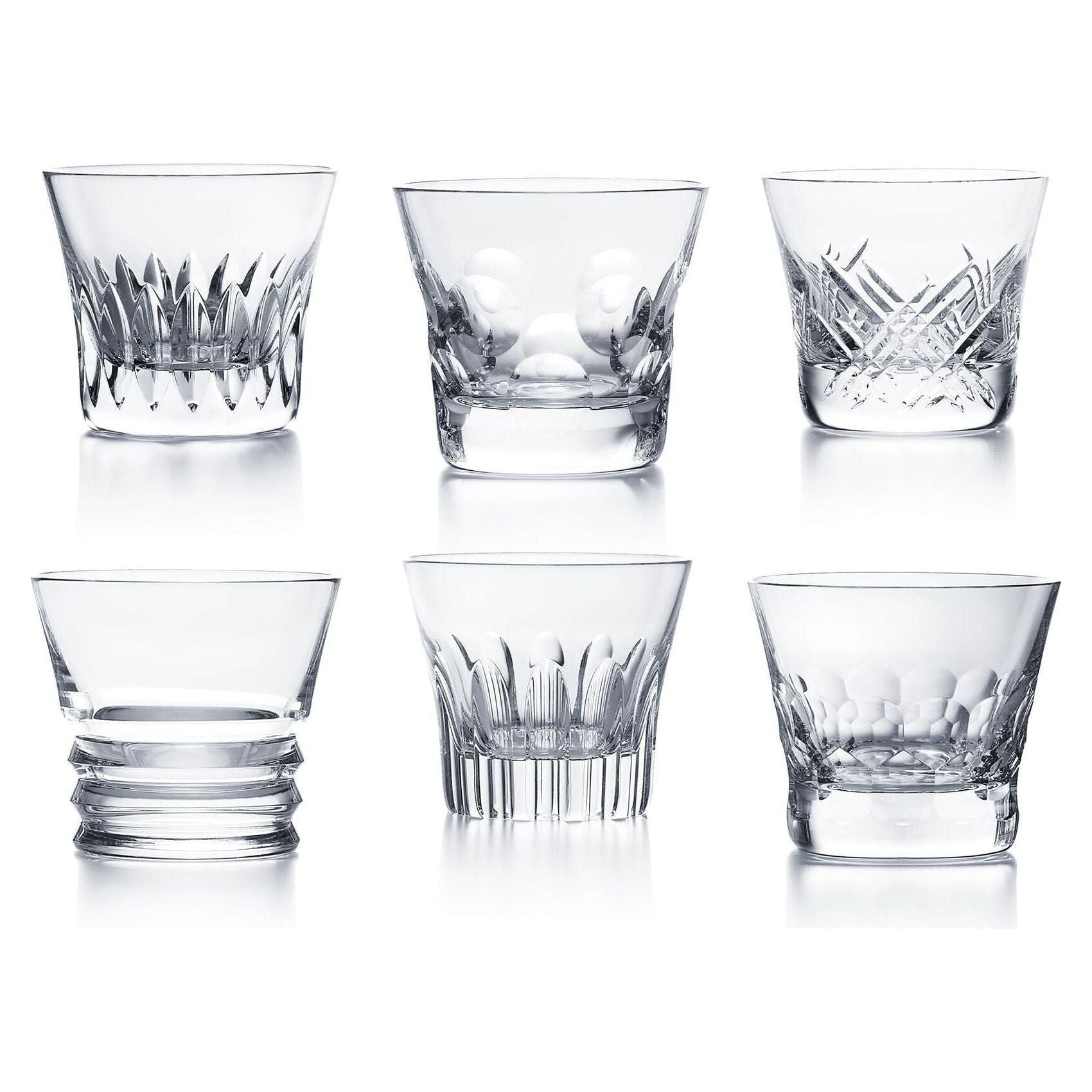 Set стаканов Baccarat Everyday Classic II, 6шт в интерьере