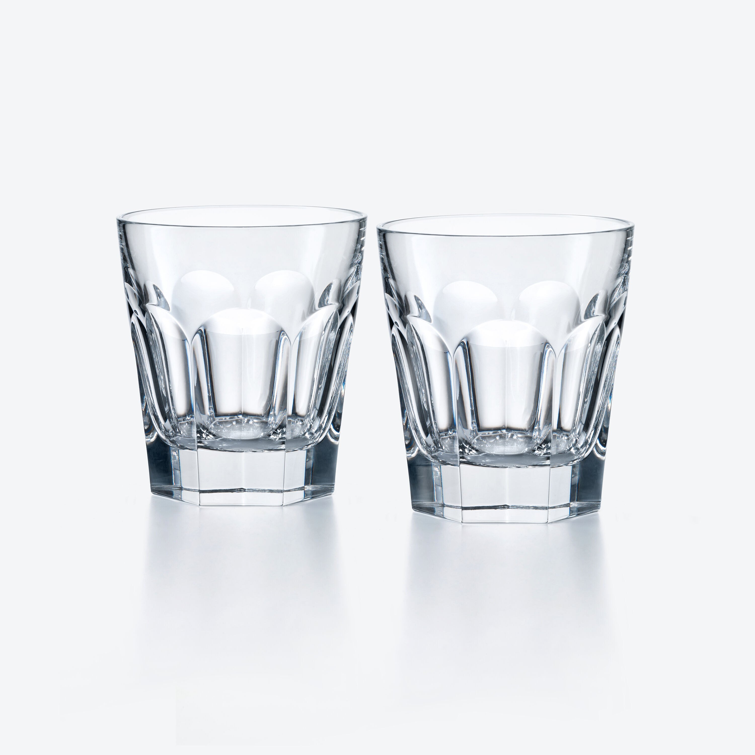 Glass Baccarat Harcourt 1841, 2шт в интерьере