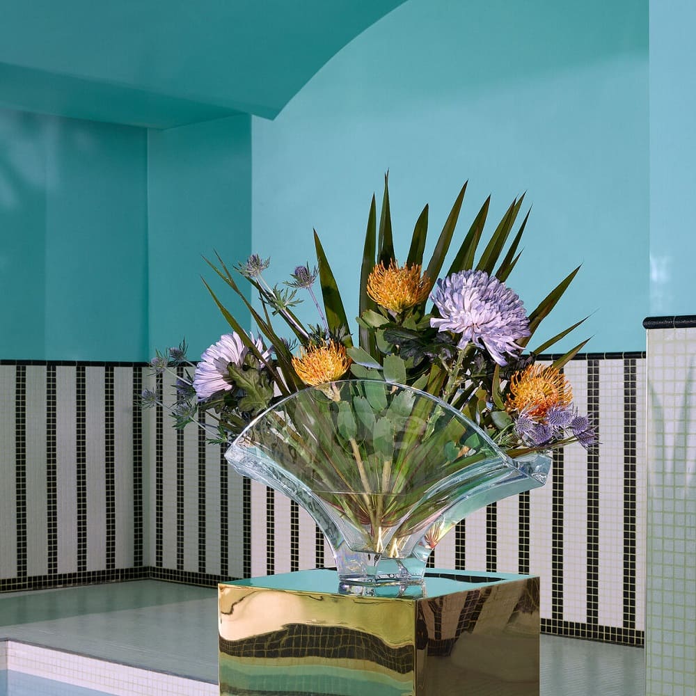 Vase Baccarat Gingko XL в интерьере