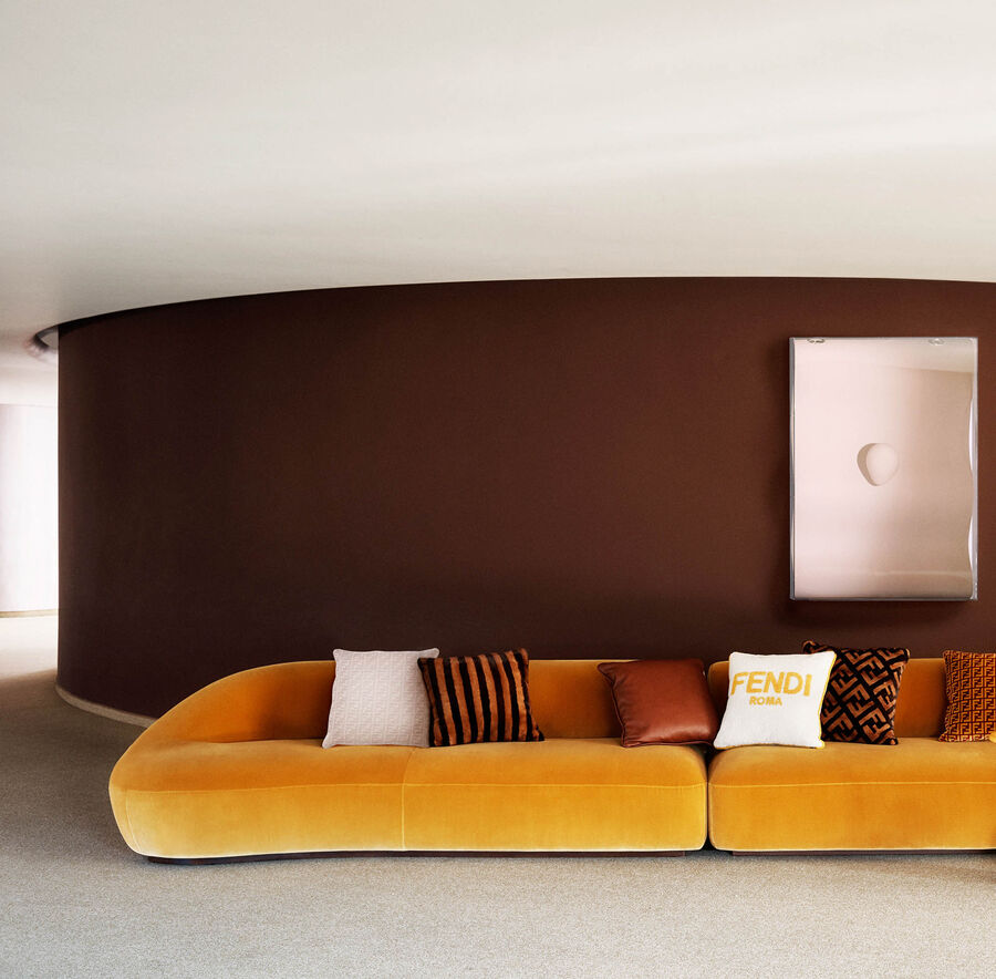 Sofa Fendi Sandia в интерьере