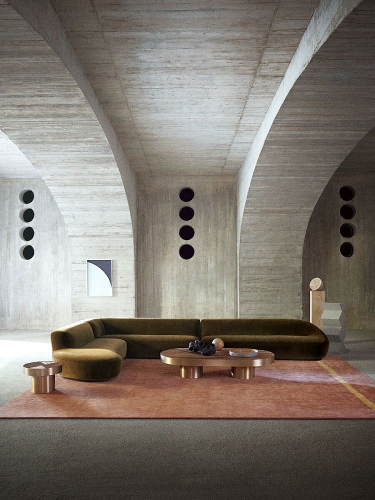 Sofa Fendi Sandia в интерьере