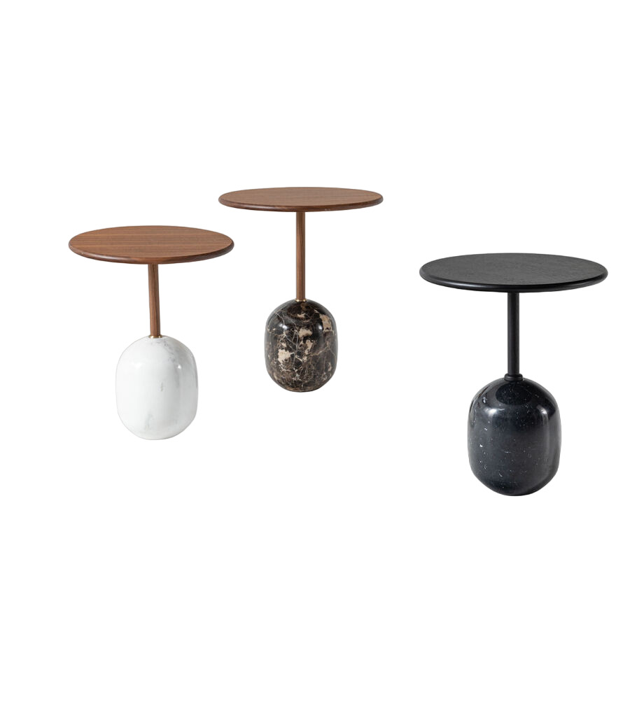 Corner table Fendi Bottini Marble в интерьере