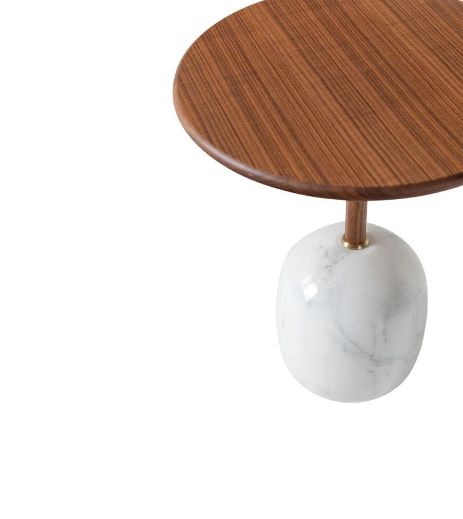 Corner table Fendi Bottini Marble в интерьере