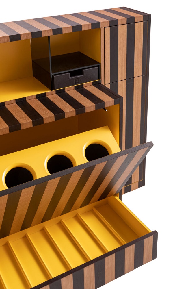 Wine cabinet Fendi Aperitivo в интерьере