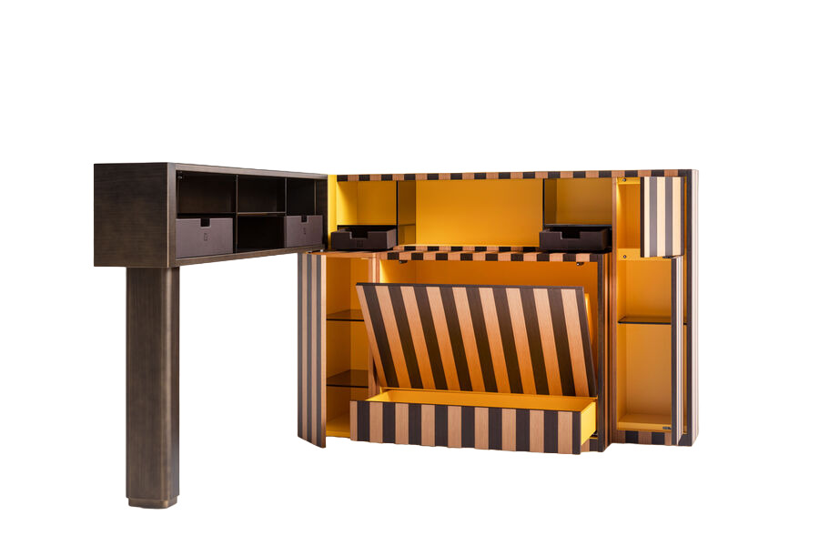 Wine cabinet Fendi Aperitivo в интерьере
