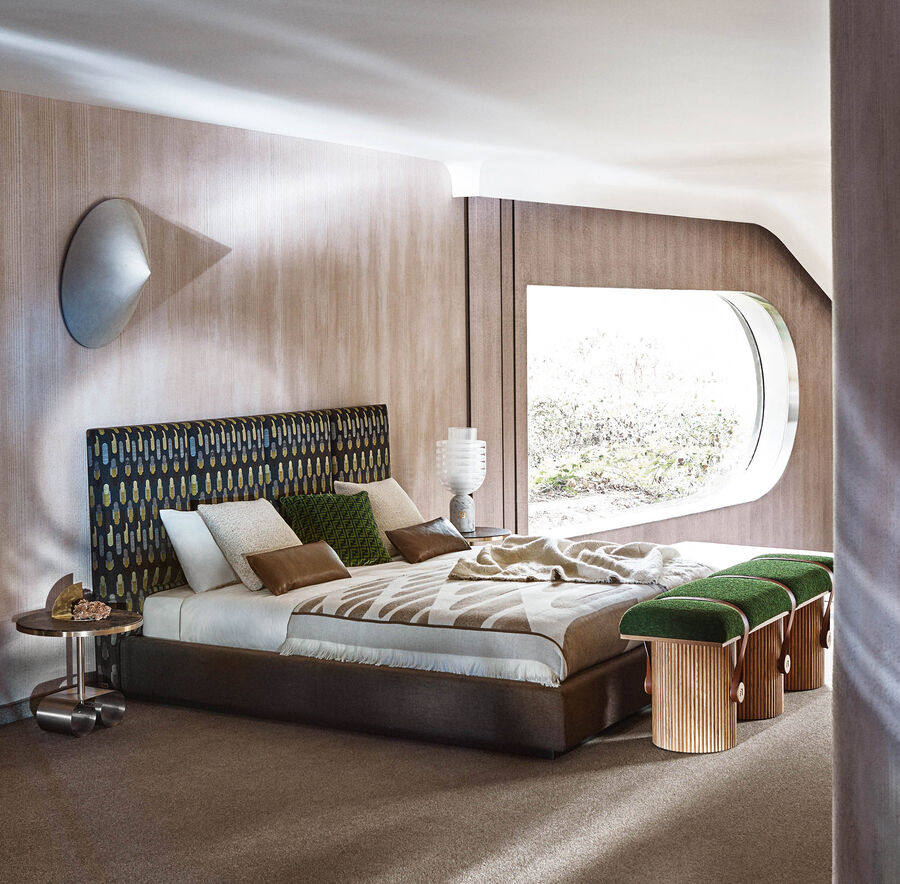 Bed Fendi Delano в интерьере