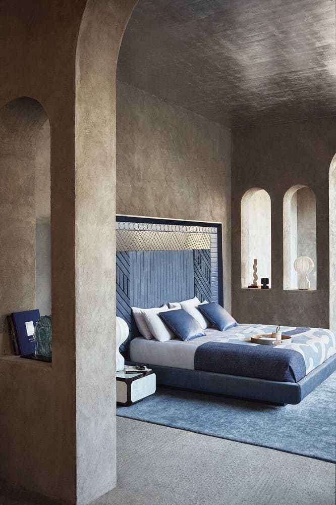 Bed Fendi Landscape в интерьере