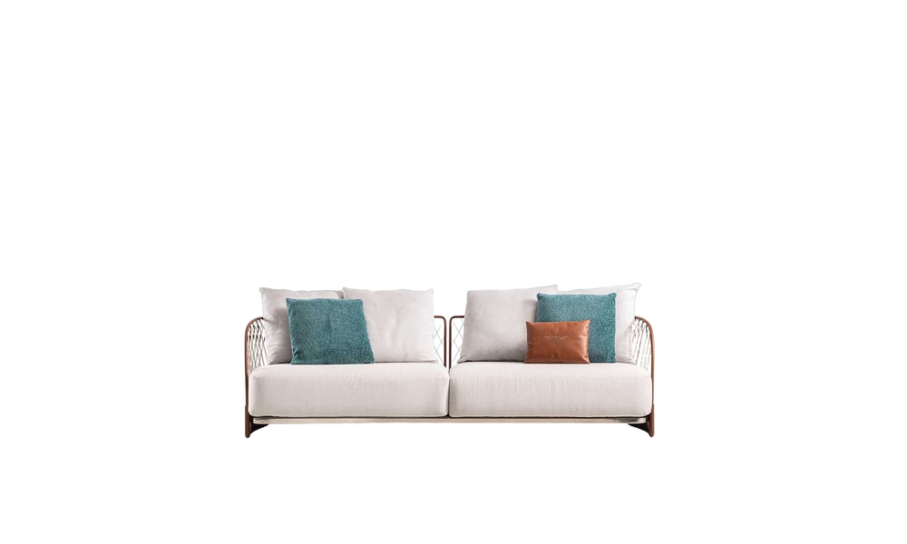 Outdoor sofa Bentley Solstice, natural wood