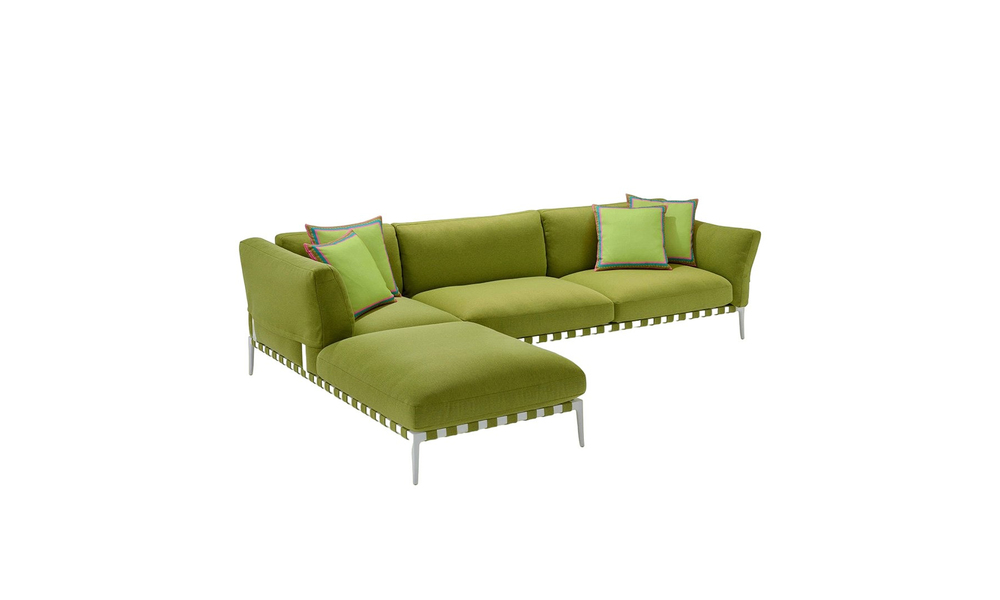 Outdoor sofa Versace Stiletto, green