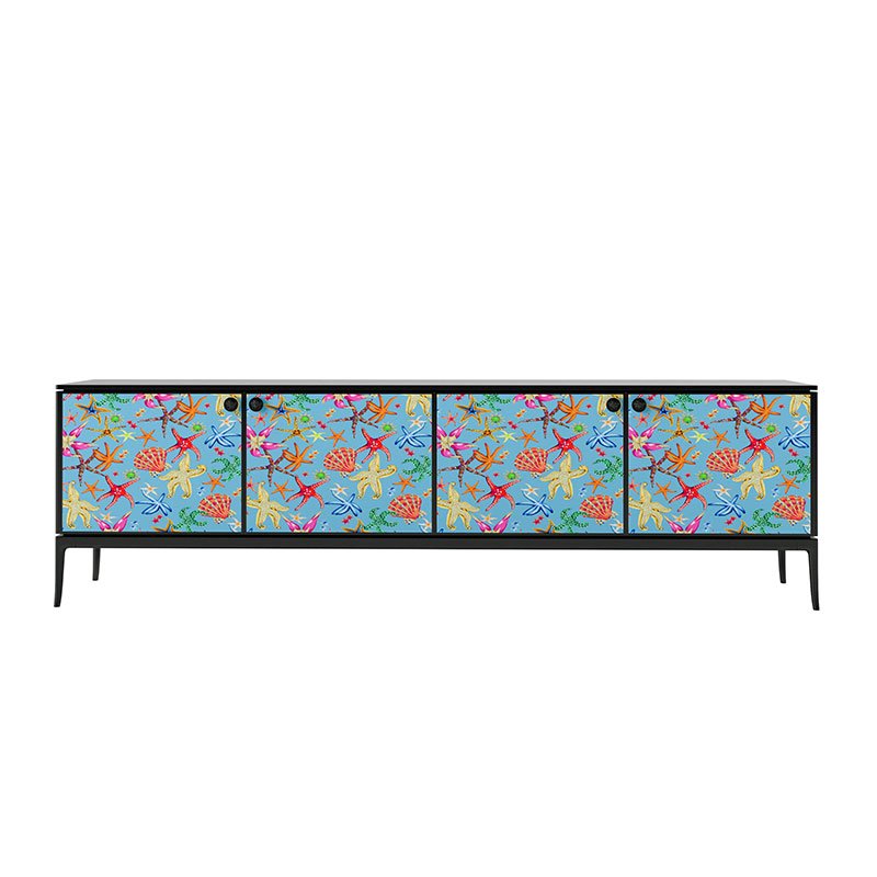 TV unit Versace Stiletto в интерьере