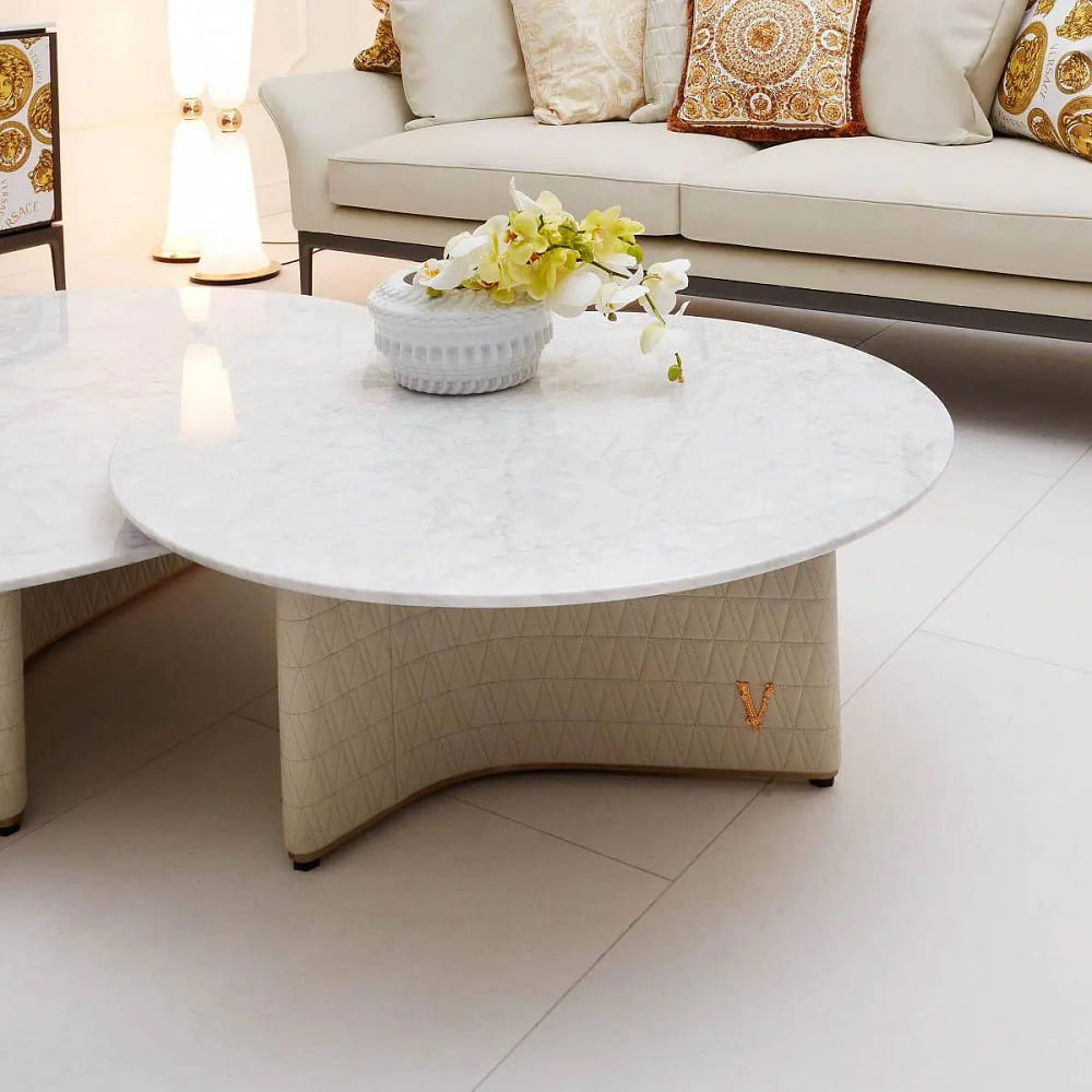 Coffee table Versace V-Marble в интерьере