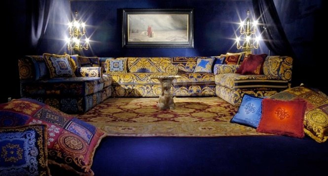 Sofa Versace Pamir в интерьере